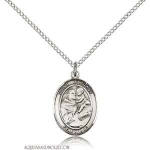  St. Anthony of Padua Medium Sterling Silver Medal Jewelry