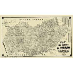   CALIFORNIA/CA LANDOWNER MAP BY PUNNETT BROS. 1895