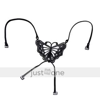 Women Lady Sexy Butterfly Shape Back Cross Elastic Stretchy Bra Holder 