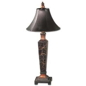  Uttermost 32 Inch Squire Crackle Buffet Lamp In Heavy 