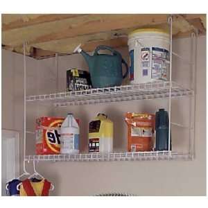   S9407 Two Shelving Rafter Storage   White
