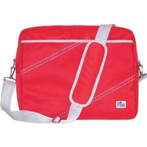  Sailcloth Computer Bag   Red with Grey Trim Sports 