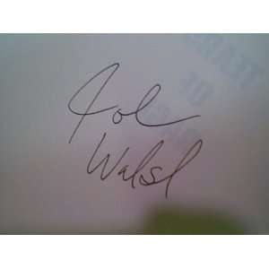  Walsh, John Tears Of Rage 1997 Book Signed Autograph 