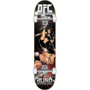  Blind Cerezini Fight Chicks Complete Skateboard   7.9 W 