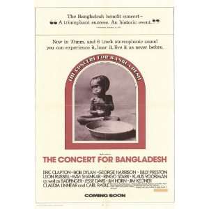  The Concert for Bangladesh (1972) 27 x 40 Movie Poster 