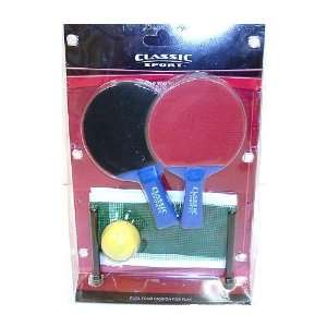  SPORTCRAFT TABLE TOP PING PONG GAME SET  RACKET IS 6(H) X 