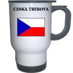  Czech Republic   CESKA TREBOVA White Stainless Steel Mug 