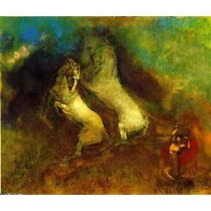   Odilon Redon   24 x 20 inches   The Chariot Of Apol