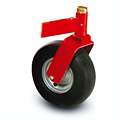 Heavy duty front casters have greaseable, tapered roller bearings for 