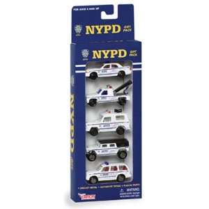  Daron NYPD Diecast Metal 5 Car Gift Pack Toys & Games