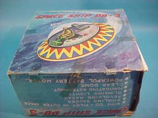 1970S SPACE SHIP DB 3 BTT/OP BOXED MADE IN HONG KONG  