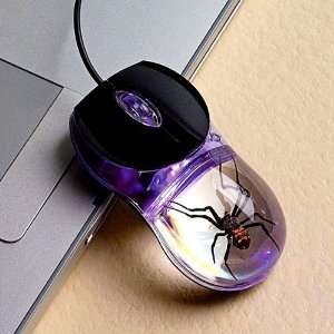    Smithsonian Glow In The Dark Spider Computer Mouse