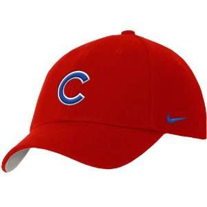  Nike Chicago Cubs Red Wool Classic III Hat Sports 