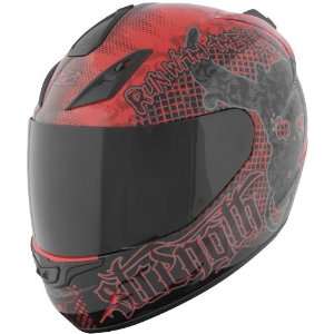 Speed & Strength SS1000 Graphics Helmet, Red Run with the Bulls, Size 