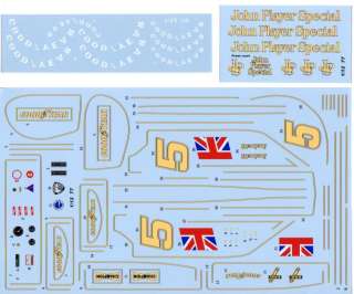 12 F1 LOTUS 77 TRANSKIT for Tamiya 78 BY MFH  