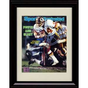 Framed John Riggins Sports Illustrated Autograph Print   2/7/1983 