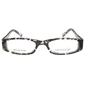   Kam Dhillon 3006 Clear Blk Specks Eyeglasses