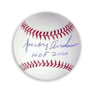 Sparky Anderson Signed HOF2000 Baseball 