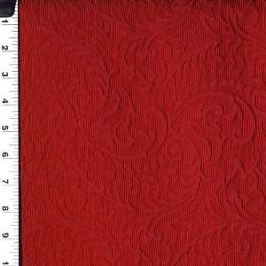  54 Wide Matelasse Charone Red Fabric By The Yard Arts 