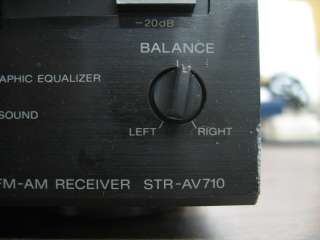 Sony STR AV710 Audio/Video Control Center Stereo  