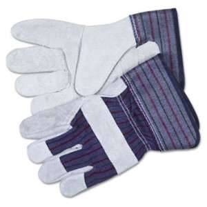 Memphis 12010S   Split Leather Palm Gloves, Gray  
