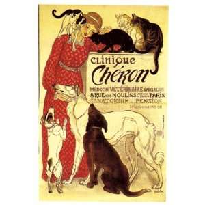  Clinique Cheron   Poster by Theophile Alexandre Steinlen 