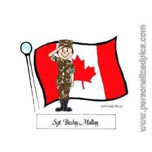  Personalized Name Print   Canadian Military   Female 
