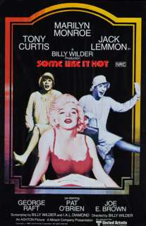 Some Like It Hot Australian R 1980 Orig Movie Poster  