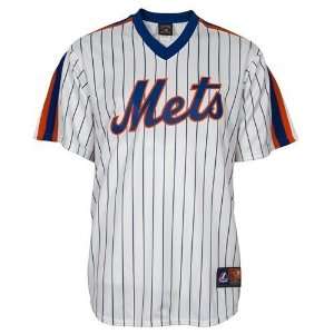 New York Mets Cooperstown Replica Bret Saberhagen Pinstripe Jersey 