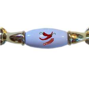  Chili Peppers BRASS DRAWER Pull Handle