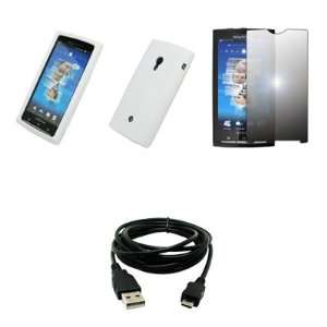   Protector + USB Data Cable for Sony Ericsson Xperia X10 Electronics
