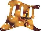 Pick Guard for Fender Stratocaster Candle Lit Crucifix