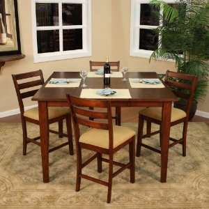  Este Dining Table Set with Salma Chairs