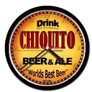  CHIQUITO beer and ale cerveza wall clock 