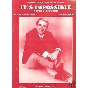  Sheet Music Its Impossible Perry Como 109 