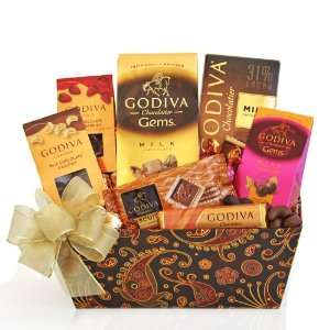 Godiva Gala Gourmet Milk Chocolate Gift Basket   Great Christmas 