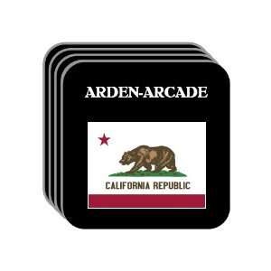 US State Flag   ARDEN ARCADE, California (CA) Set of 4 Mini Mousepad 