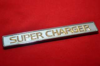 SUPER CHARGER SOARER JDM OEM Emblem Badge Decals S145  