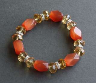 NEW Swarovski Crystal Faceted Bead Bracelet Jewelry  
