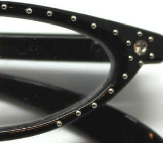  & Studs CATEYE READING GLASSES ~ Slim Cat Readers with SPRING HINGES