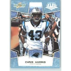  / Score Limited Edition Super Bowl XLIII GLOSSY # 47 Chris Harris 