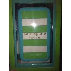  Kate Spade Ipod Touch 2 Case Blue with Green and White 