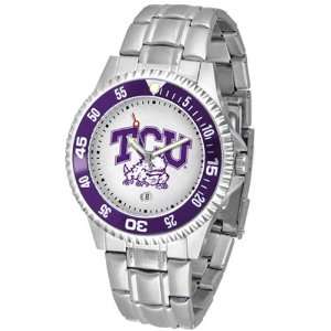 Texas Christian Horned Frogs NCAA Competitor Mens Watch (Metal Band 
