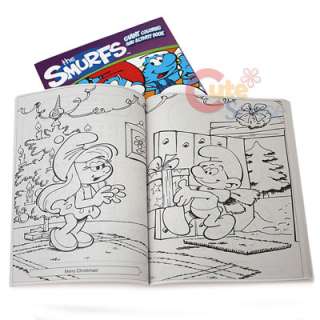   Coloring & Activity Book Set  Smurfs and Smiles, A Smurfy Day  