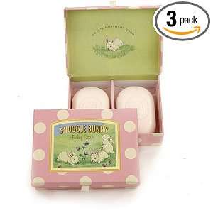   Works Snuggle Bunny Baby Soap, Pink, Two   4.5 Ounce Bars (Pack of 3