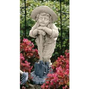  21.5 Classic Childhood Gardener Home Garden Statue 