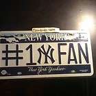 new york yankees license plate 1 $ 5 00  