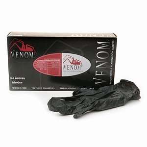 Venom Venom Exam Glove, Latex Free, Black, Medium 100 ct (Quantity of 