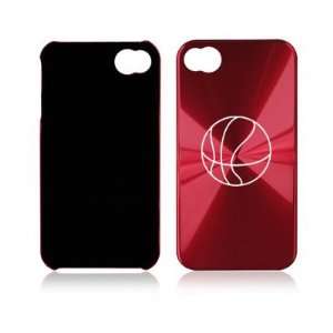 Apple iPhone 4 4S 4G Rose Red A274 Aluminum Hard Back Case Basketball 