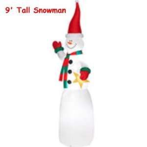 Christmas Outdoor Decor Airblown Inflatable Slender Snowman Christmas 